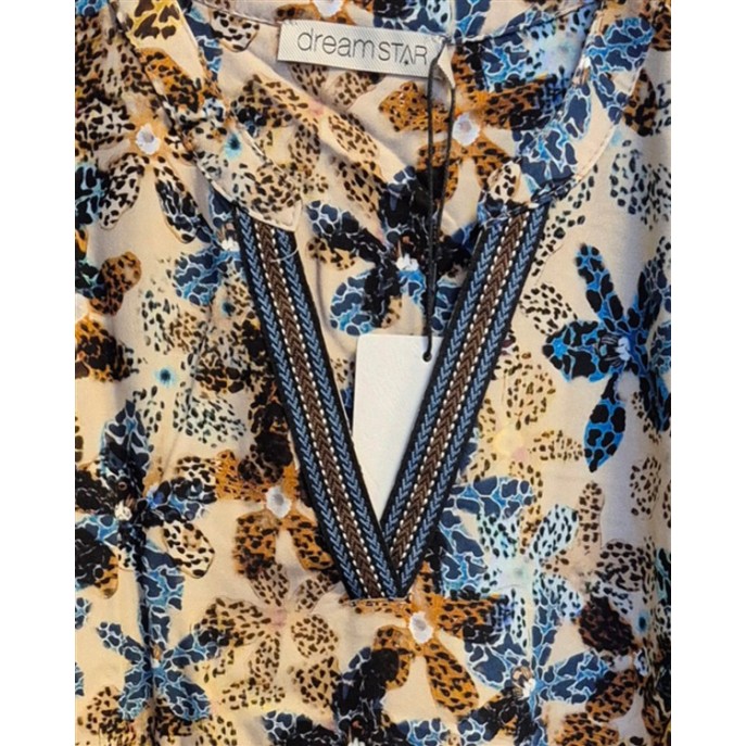 Dreamstar blouse 105 Cemily Indigo mix Dreamstar blouse 105 Cemily Indigo mix